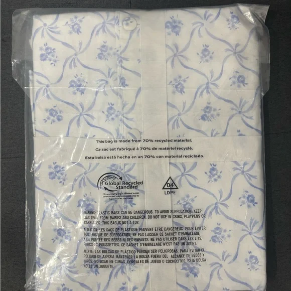 LoveShackFancy Floral Trellis Sateen Pajama Set - Picture 2 of 2